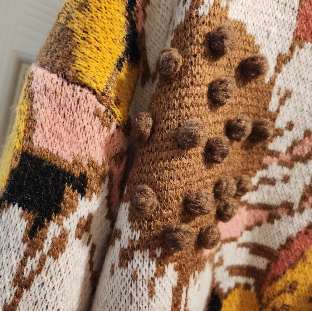 NWT Farm Rio Sunflower Sweater - Picture 6 of 6